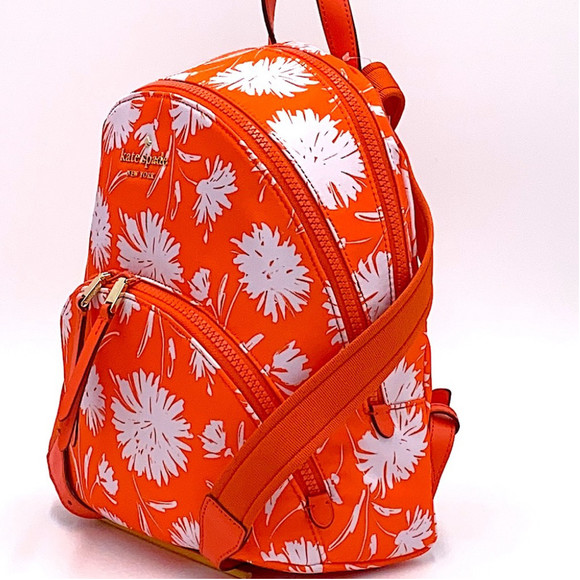 KATE SPADE KARISSA NYLON WILD BLOSSOM MD BACKPACK - Picture 2 of 16